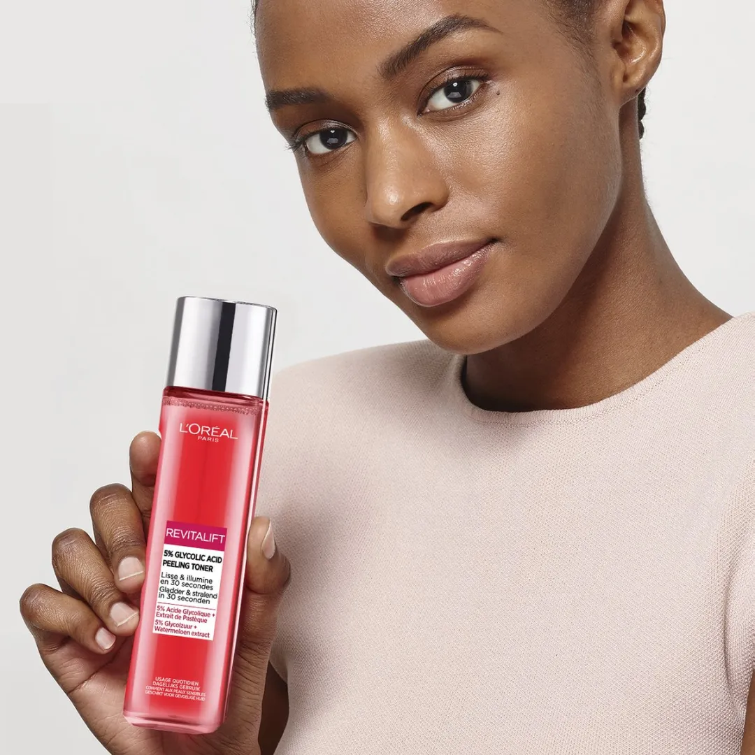 L'Oréal Paris Revitalift 5% Glycolzuur Peeling Toner 180ml - 6 Stuks