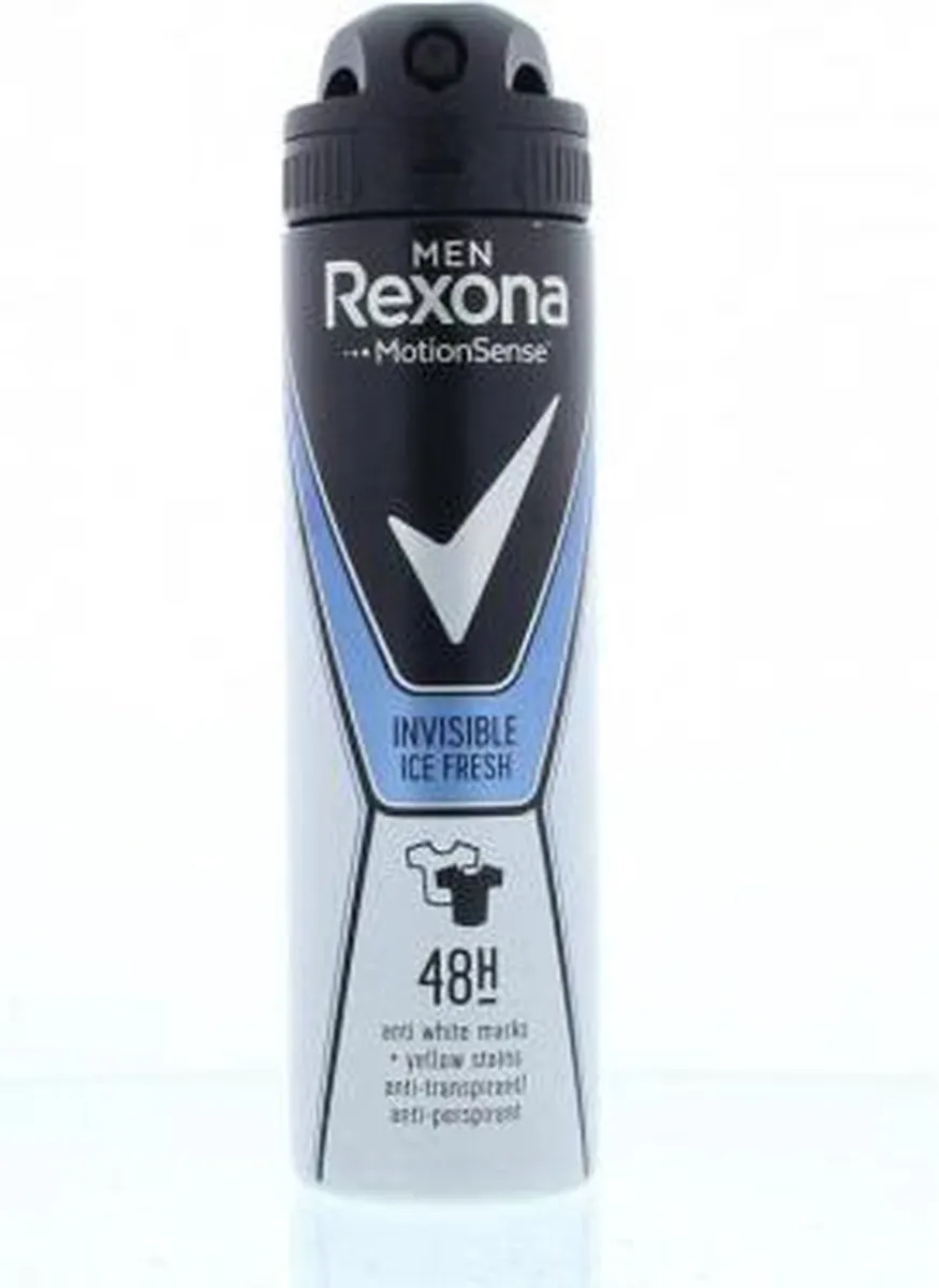 Rexona Men Invisible Ice Deodorant 150ml - 6 Stuks