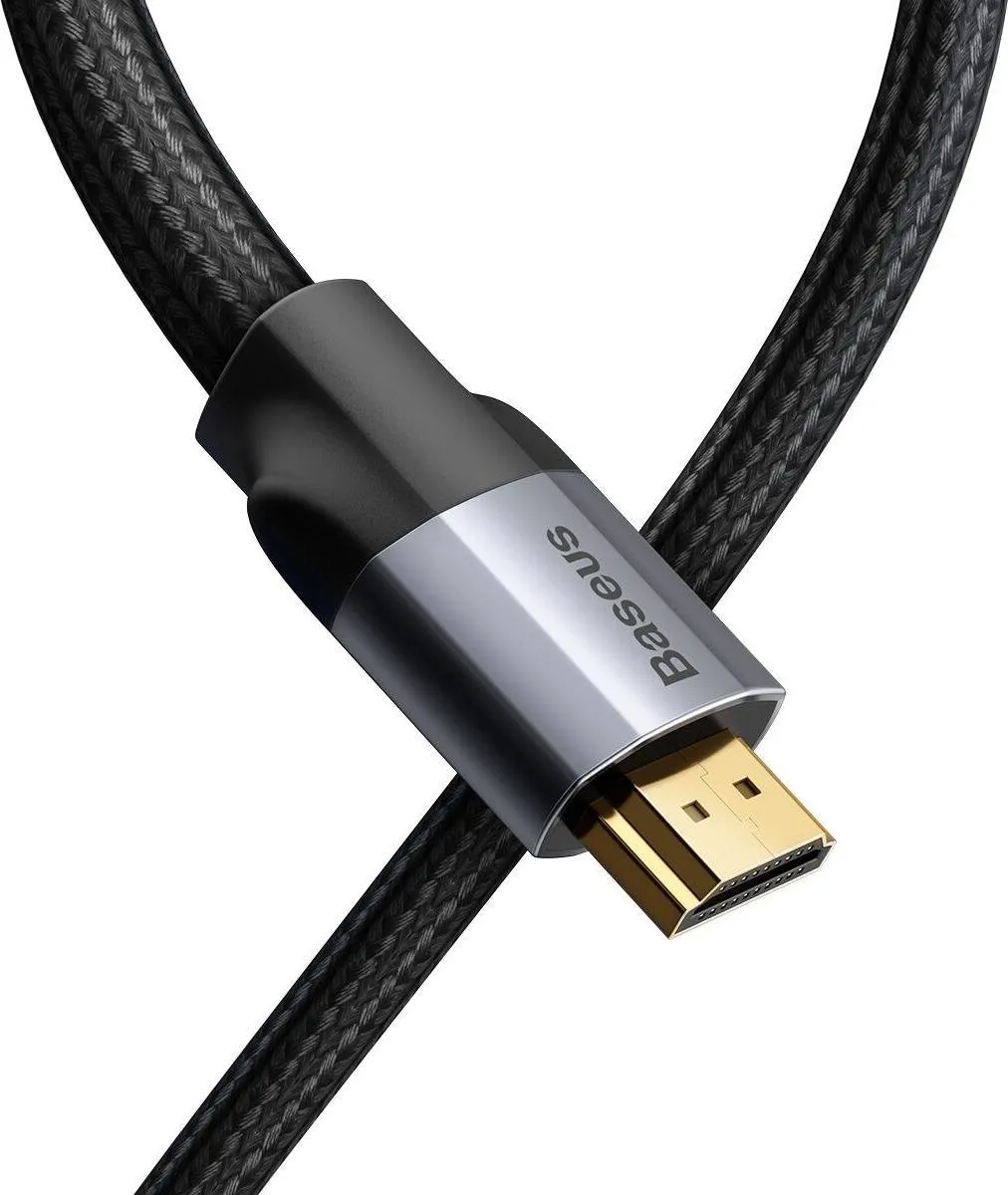 Baseus Premium HDMI Kabel 1m 4K 2.0 - Zwart