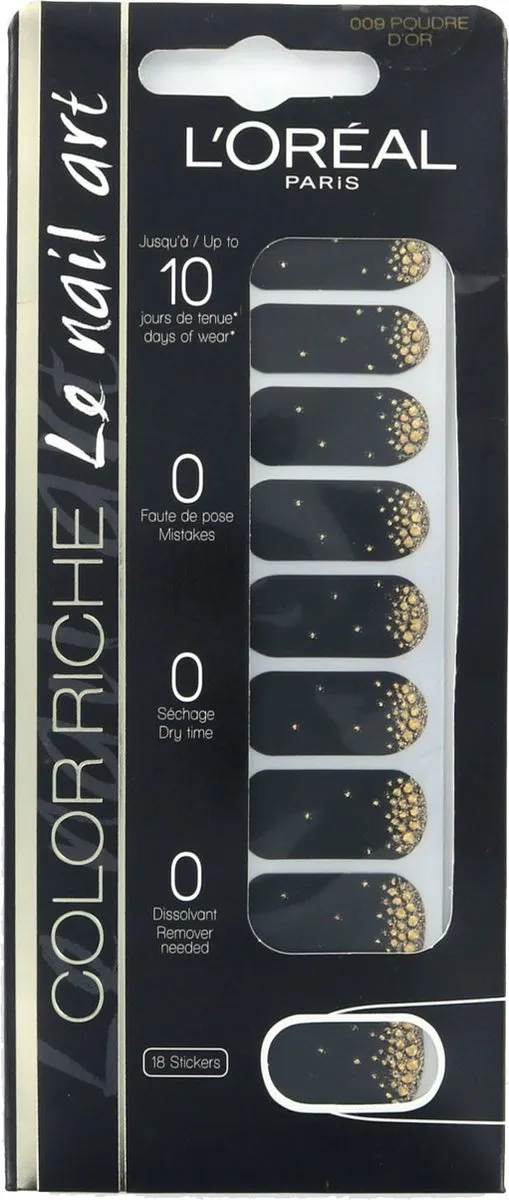 L'Oréal Paris Color Riche Nagelstickers Poudre Or 10g