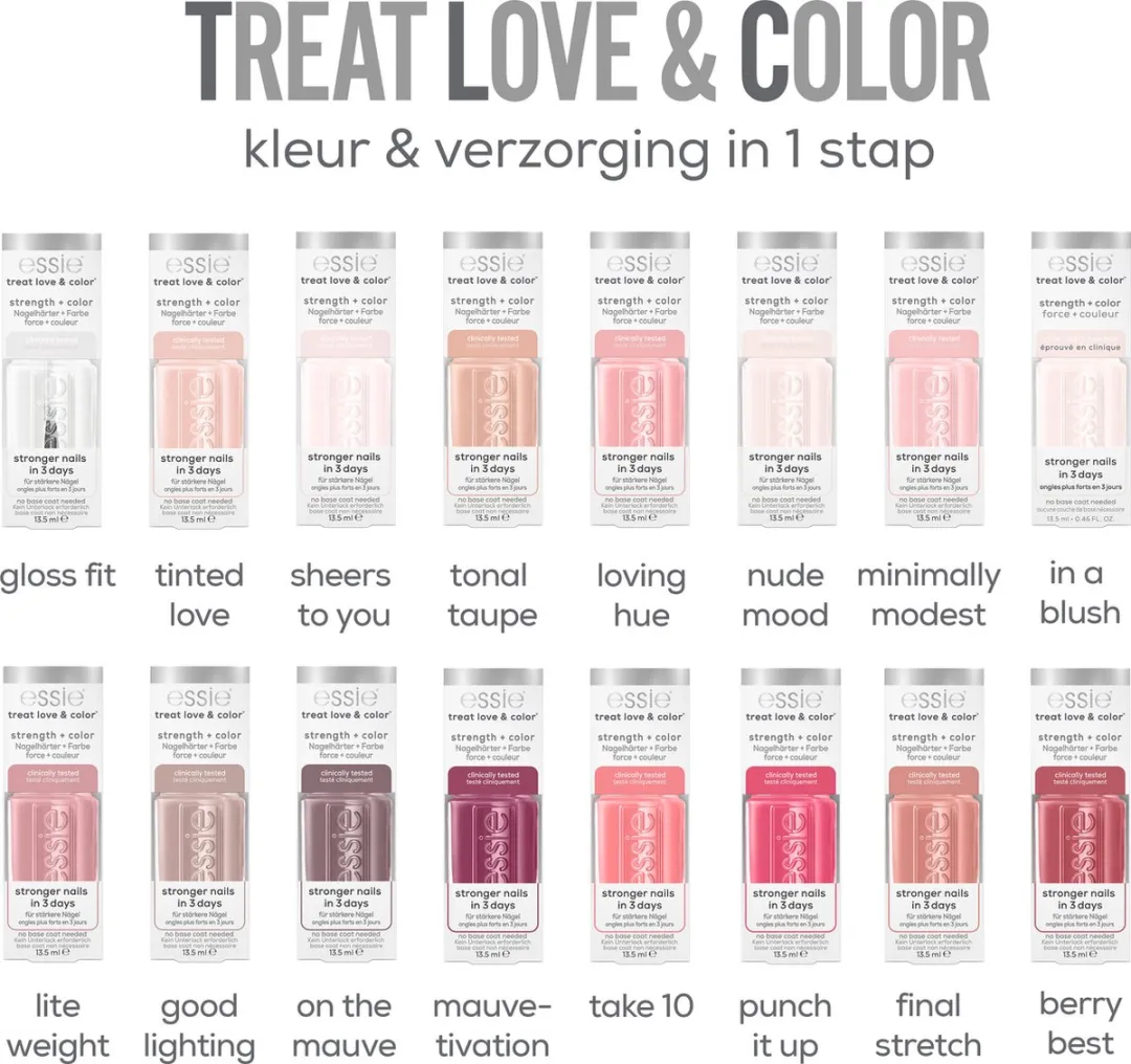 essie Treat Love & Color Nagelverharder 7 Tonal Taupe - 13,5ml