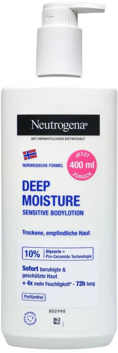 Neutrogena Deep Moisture Bodylotion 400ml