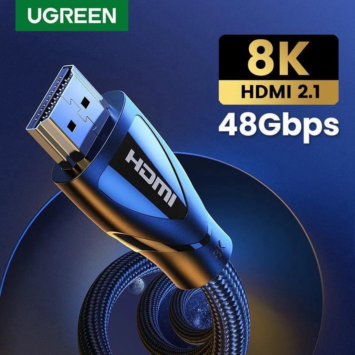 UGREEN 8K HDMI Kabel 2.1 1.5m - Zwart