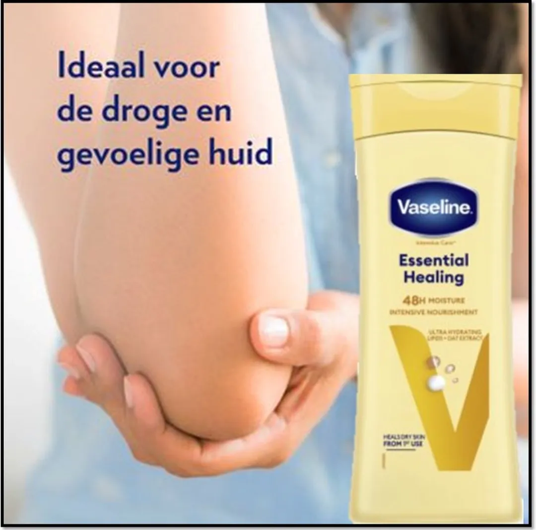 Vaseline Essential Healing Bodylotion 800ml - 2x400ml