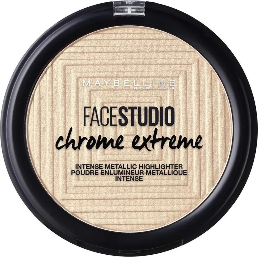 Maybelline Facestudio Chrome Extreme Intense Metallic Highlighter 6g - Beige