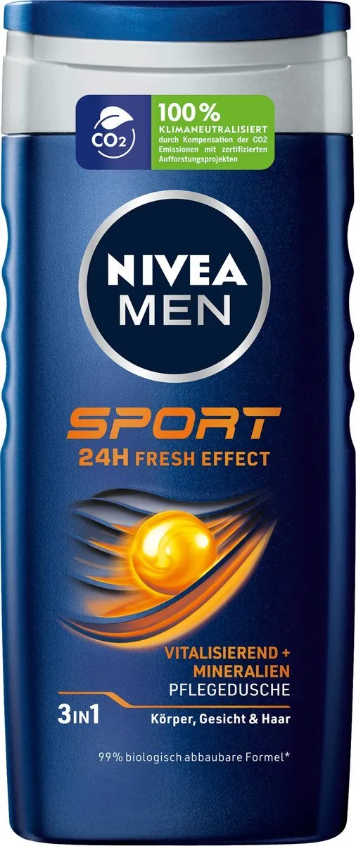 NIVEA MEN Sport Douchegel 250ml - 12 Stuks