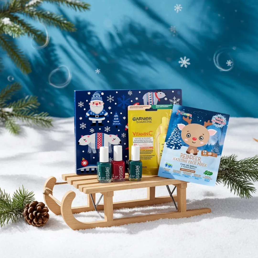 Essie Kerst Cadeauset – 5-delig – 2x Nagellak + 2x Masker + Body Mist – Cadeau voor haar