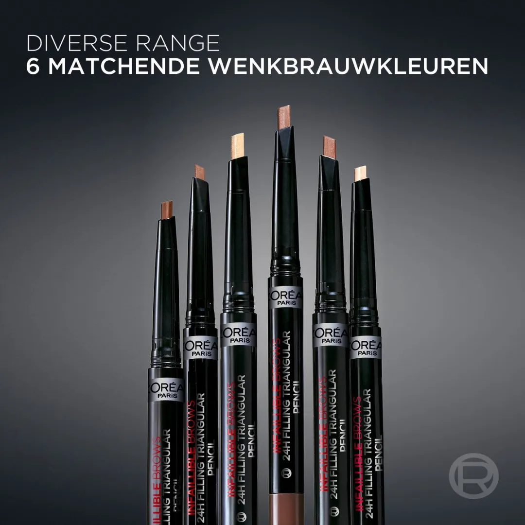 L'Oréal Paris 24H Brow Filling Triangular Pencil Light Brunette 1ml
