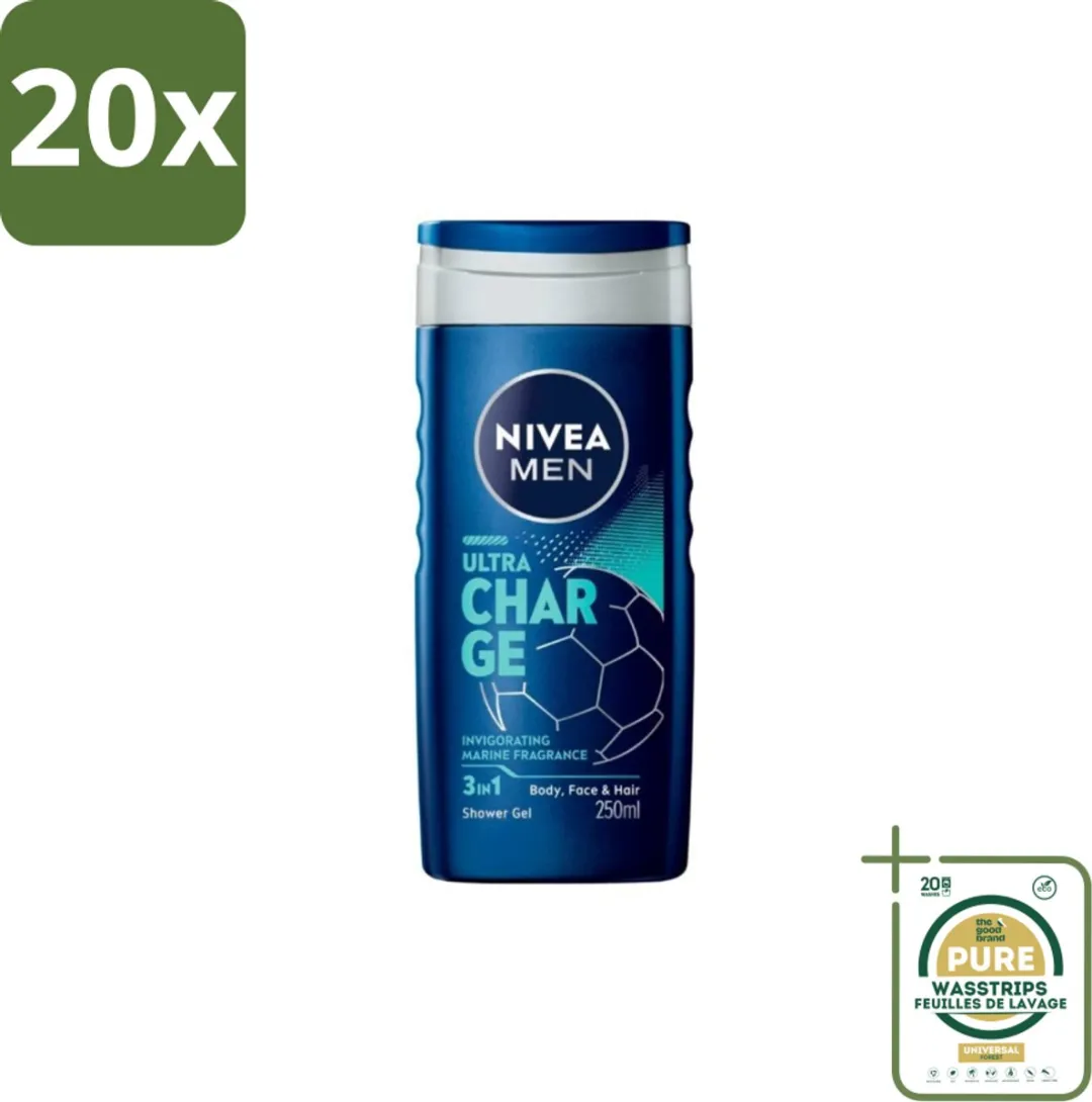 NIVEA Men Ultra Charge Douchegel 250ml