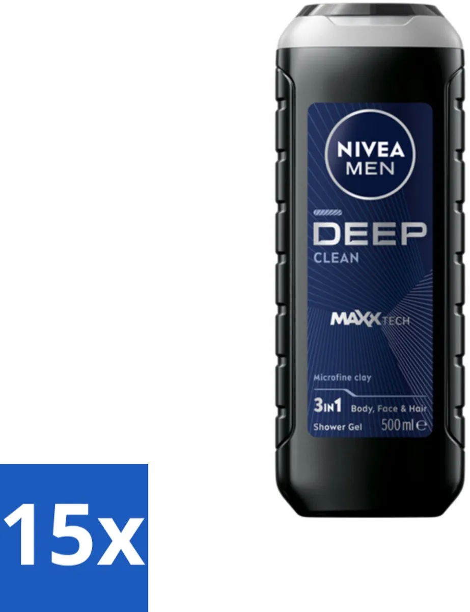 NIVEA MEN Deep Clean Douchegel 500ml