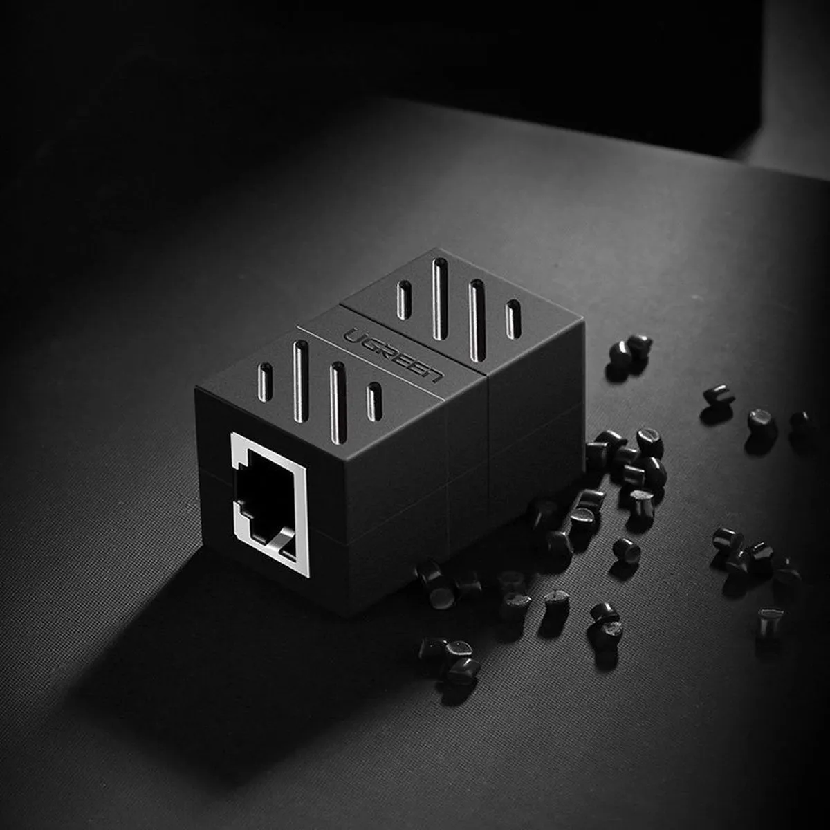 Ugreen NW114-20390 Ethernet RJ45 Netwerkkabelconnector - 10 Gbps - Zwart - afbeelding 6 van 6