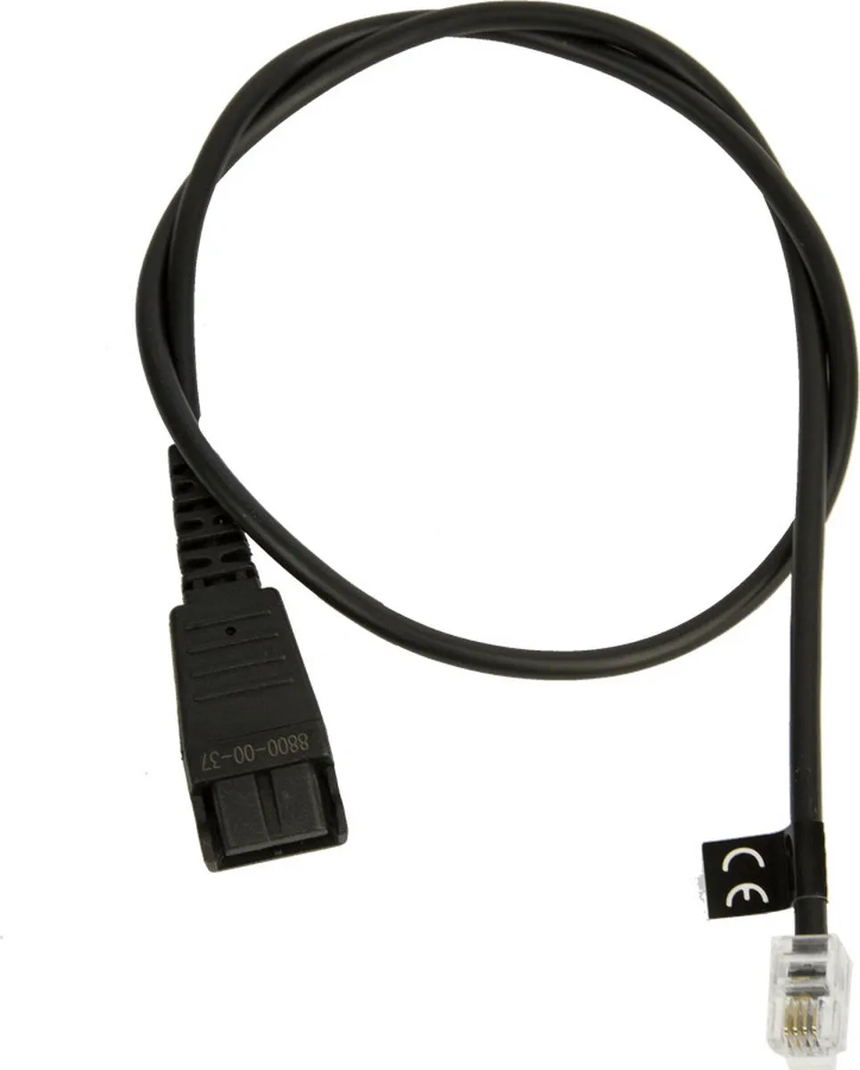Jabra 8800-00-37 Telefoonkabel - 0,5m - Zwart