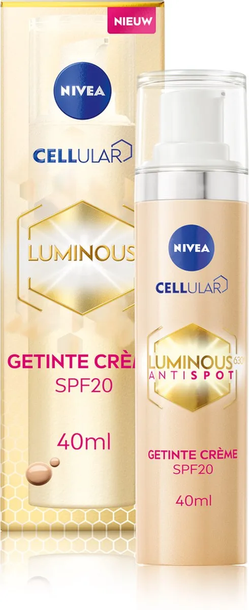 NIVEA Cellular Luminous630 Getinte Dagcrème SPF20 40ml