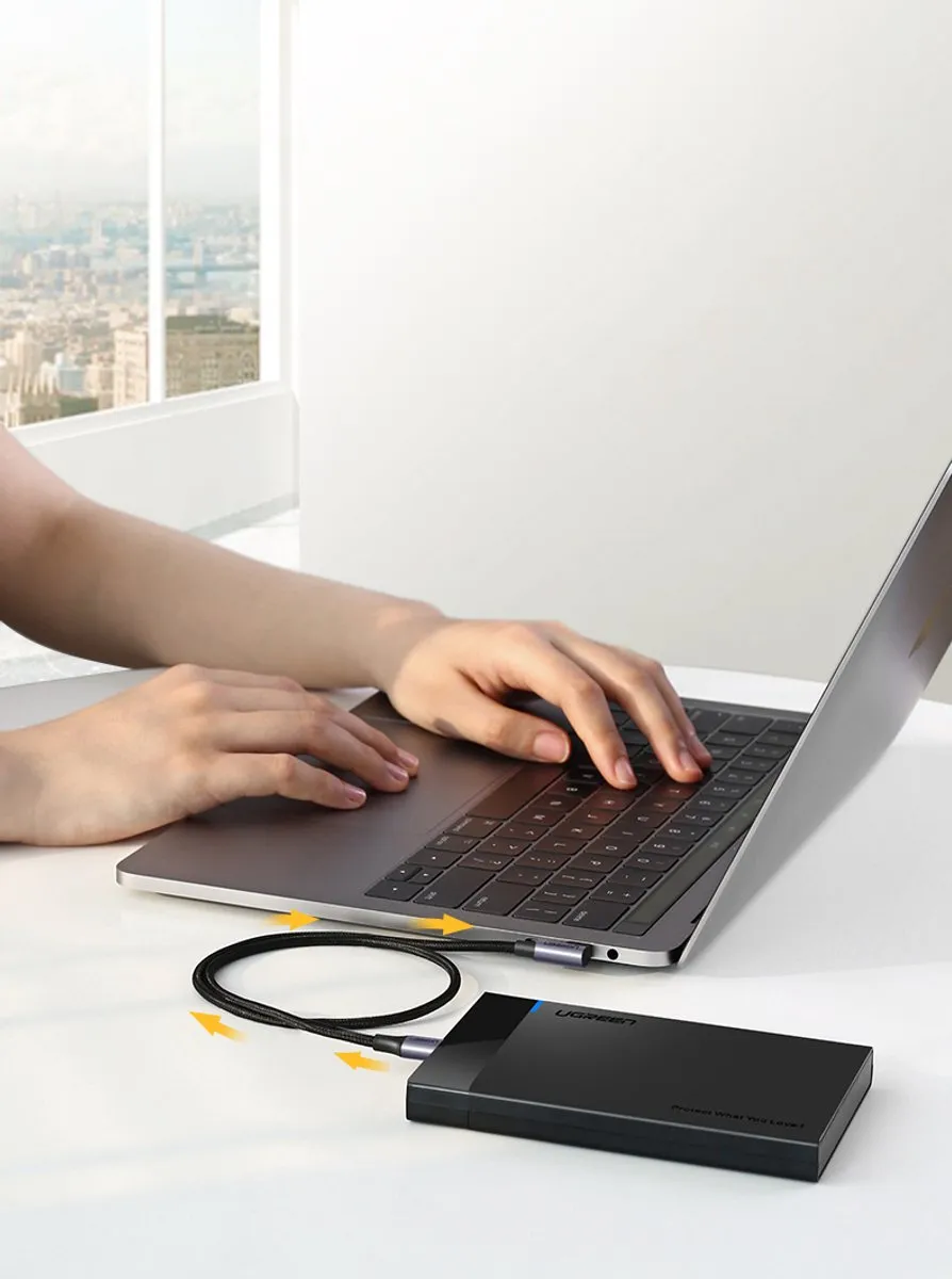 UGREEN USB-C Naar USB-C Kabel 0,5M - Zwart