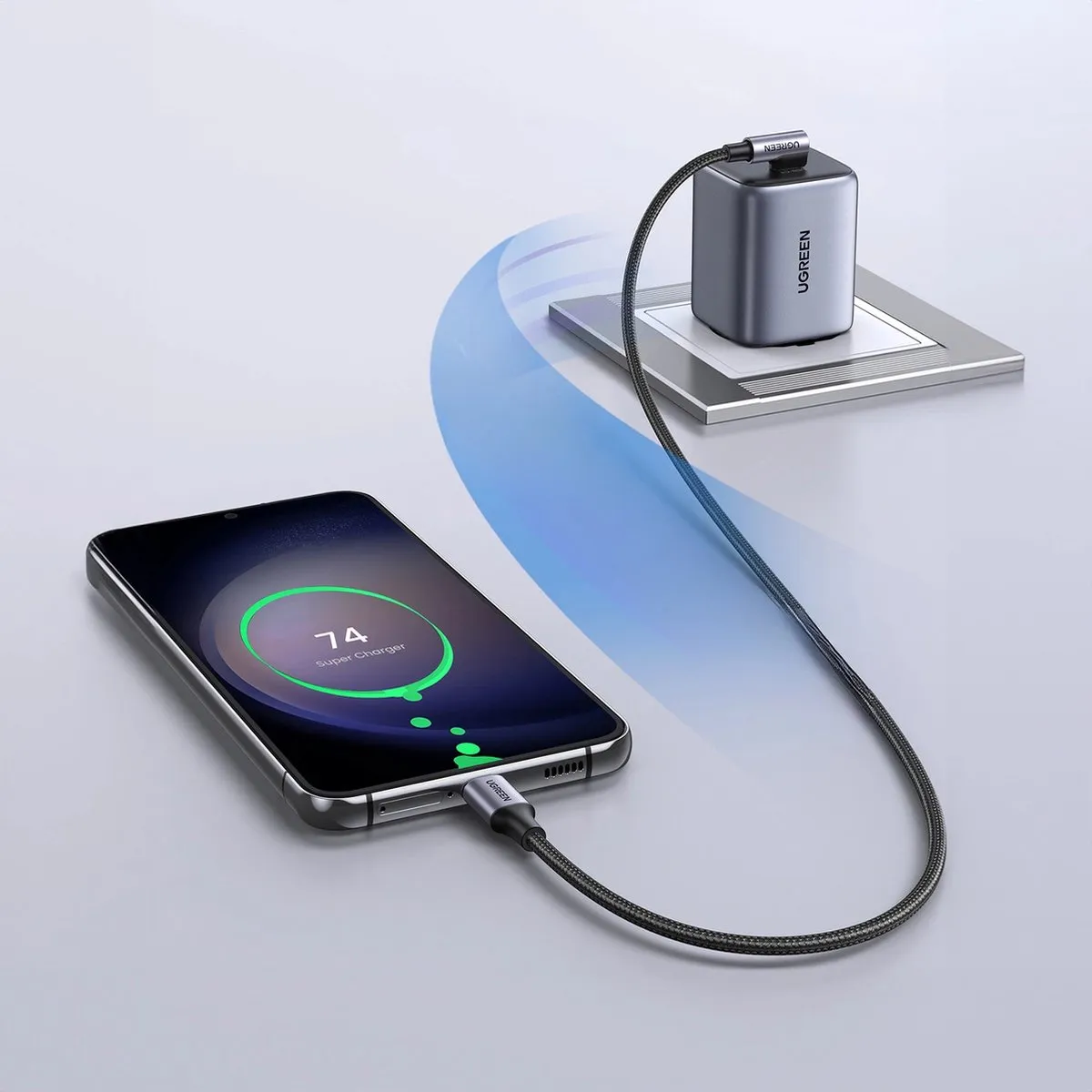 UGREEN USB-C Naar USB-C Kabel 0,5M - Zwart