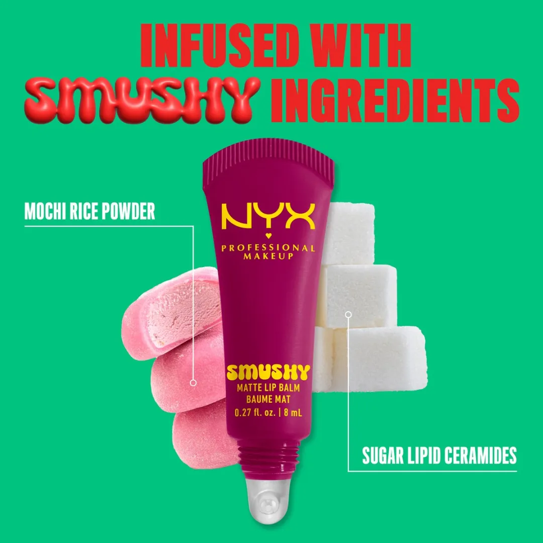 NYX Smushy Matte Lippenbalsem Silly Sippin' 8ml
