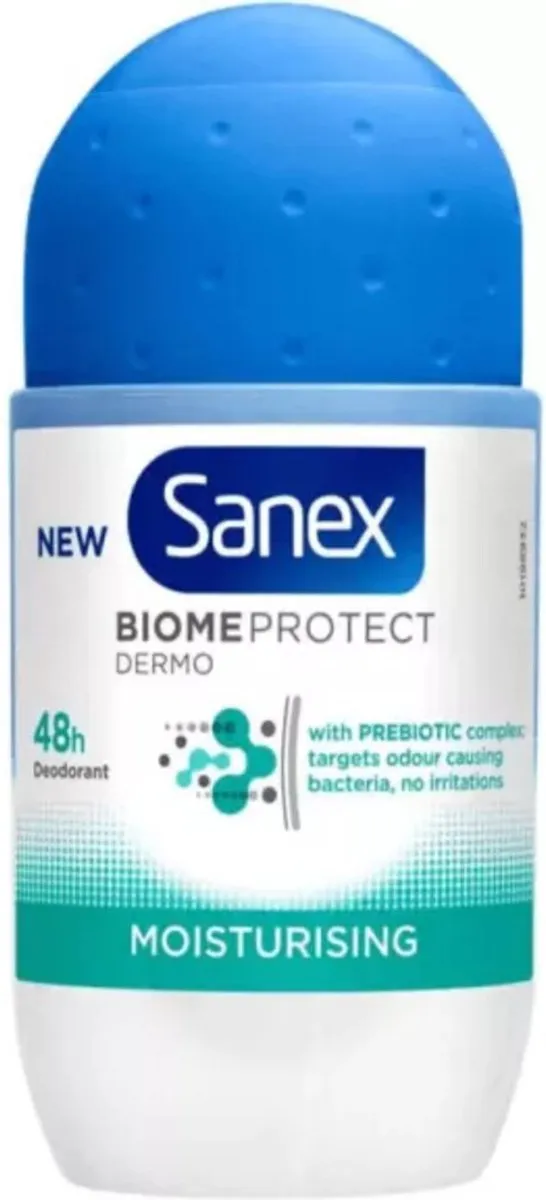 Sanex Biome Protect Dermo Deo Roller 50ml - 6 Stuks