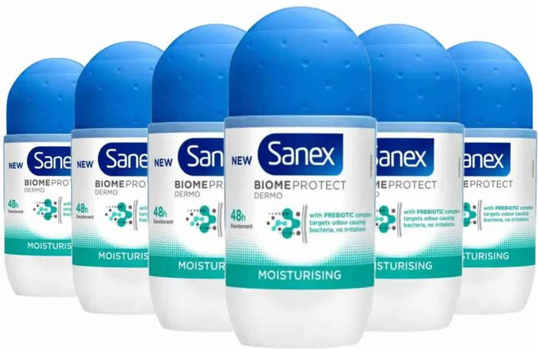 Sanex Biome Protect Dermo Deo Roller 50ml - 6 Stuks