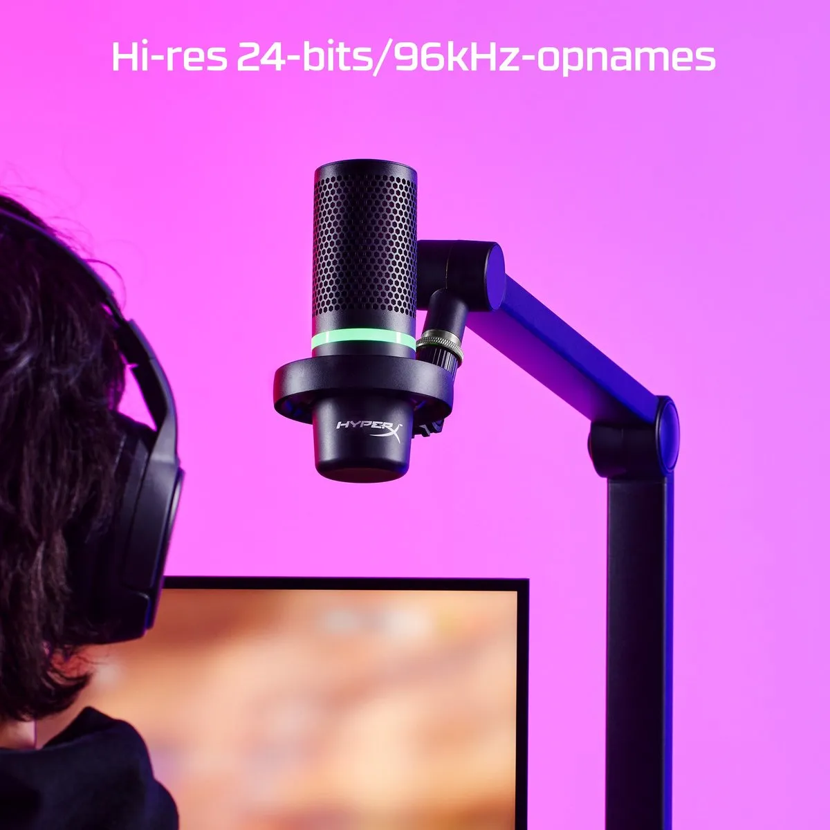 HyperX DuoCast Condensatormicrofoon - Zwart