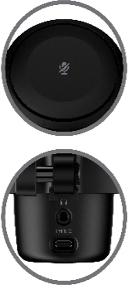 HyperX DuoCast Condensatormicrofoon - Zwart - afbeelding 6 van 6
