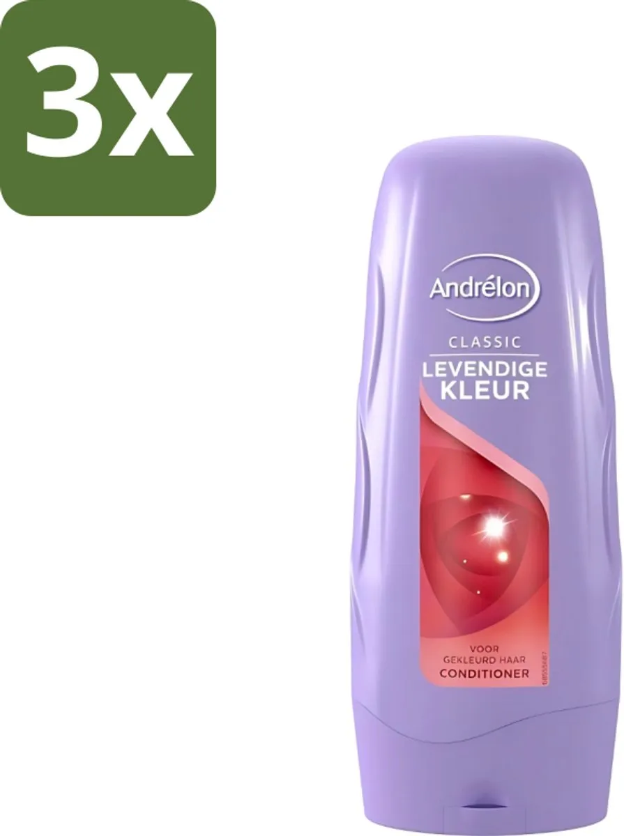 Andrélon Levendige Kleur Conditioner 300ml - 3 Stuks