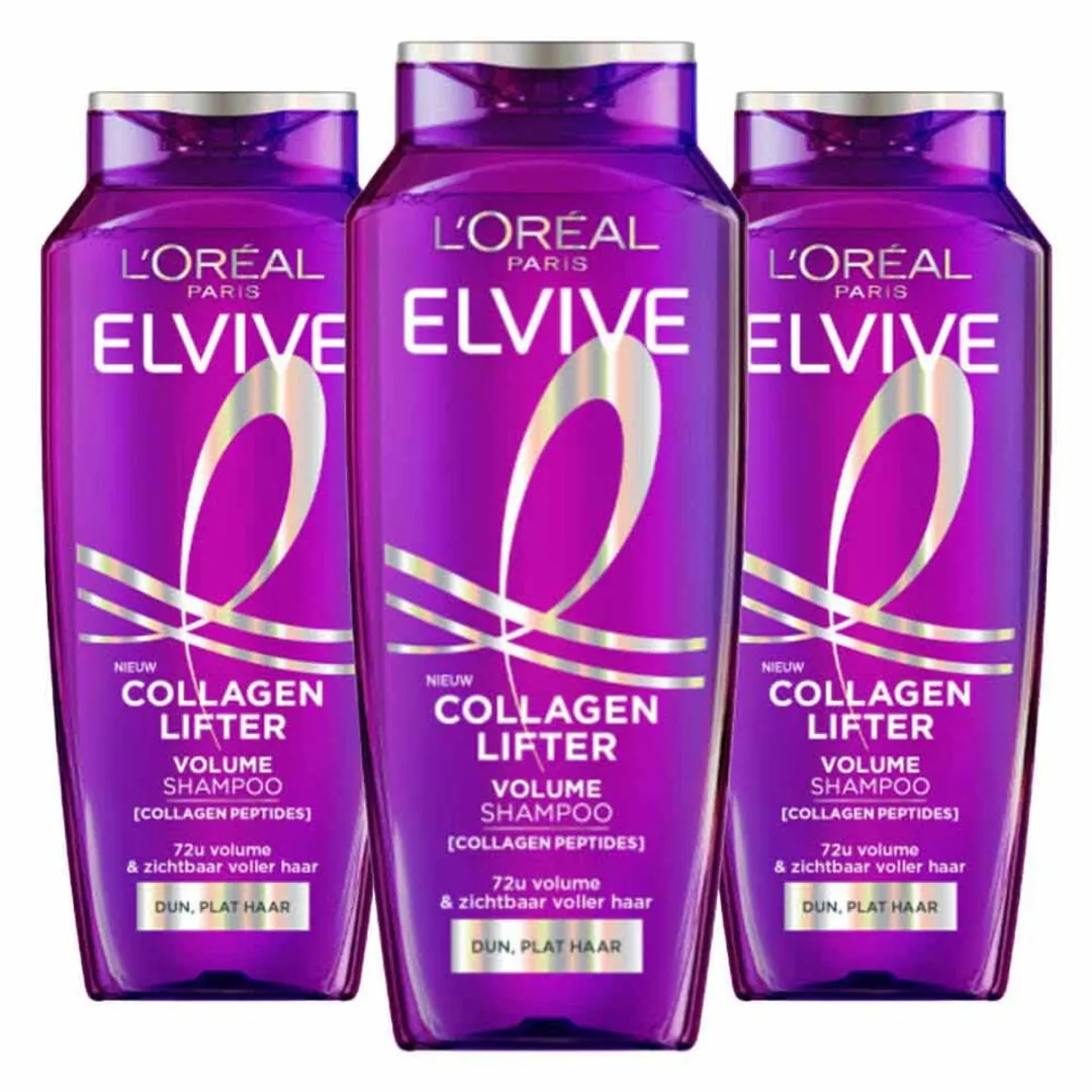 L'Oréal Elvive Collagen Lifter Shampoo 3x250ml