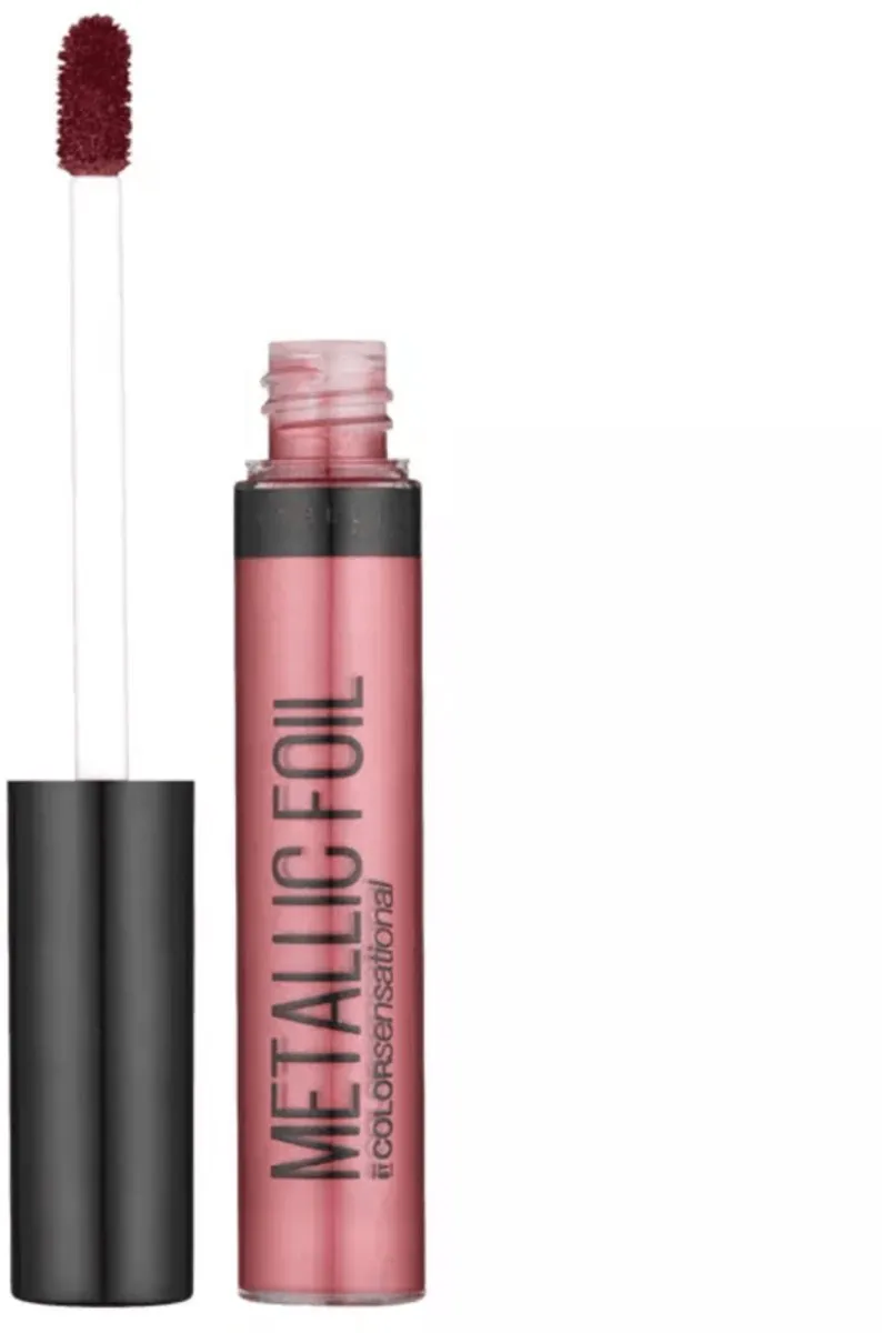 Maybelline Color Sensational Vivid Metallic Foil Lipgloss 95 Luna - Roze