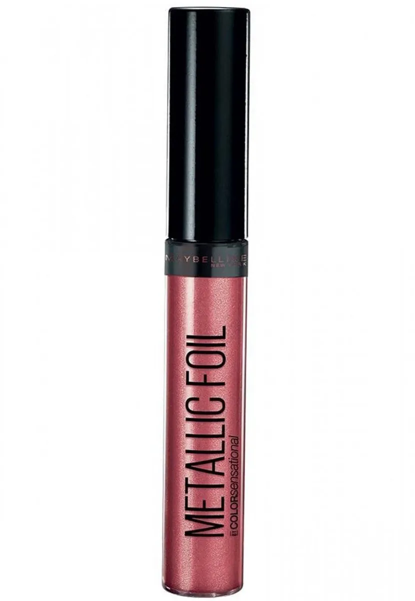 Maybelline Color Sensational Vivid Metallic Foil Lipgloss 95 Luna - Roze