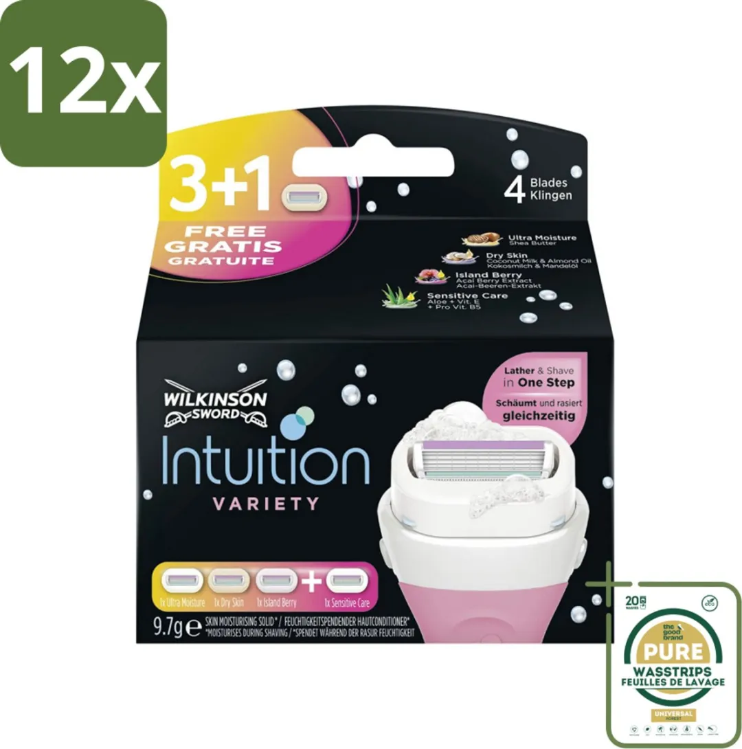 Wilkinson Sword Intuition 2-in-1 Variety Navulmesjes