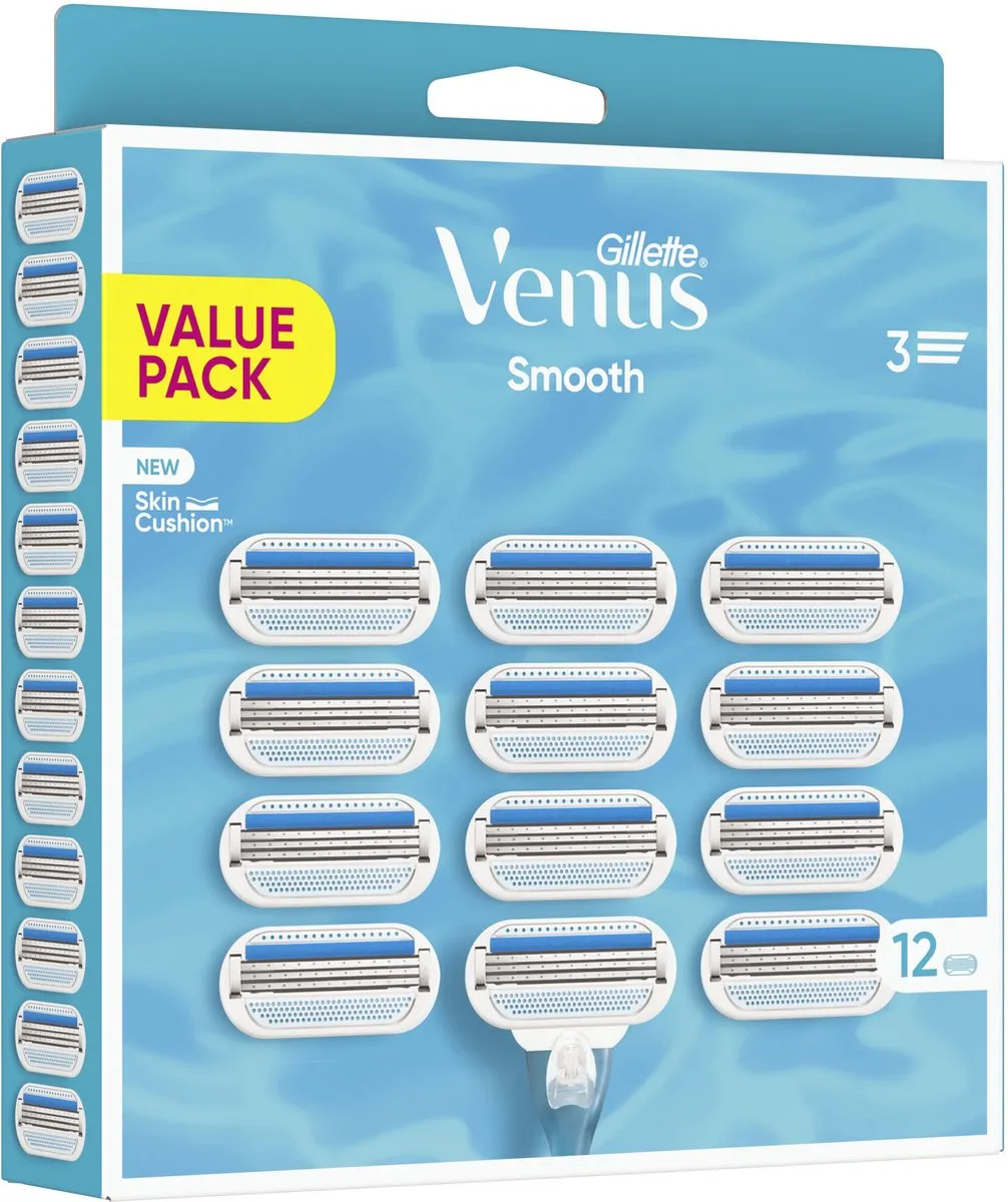 Gillette Venus Smooth Scheermesjes 12 Stuks