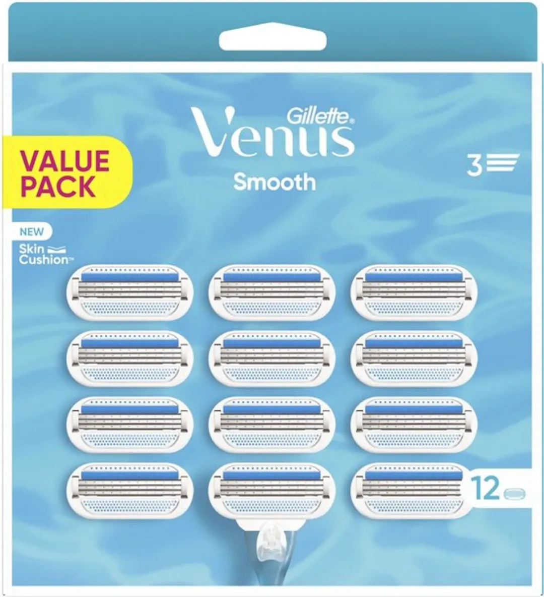 Gillette Venus Smooth Scheermesjes 12 Stuks