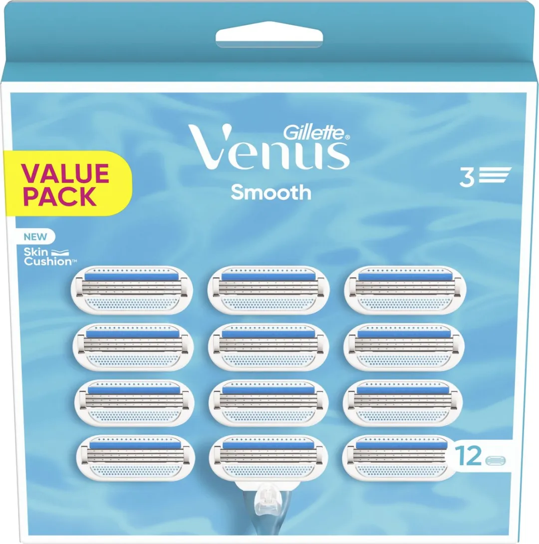 Gillette Venus Smooth Scheermesjes 12 Stuks
