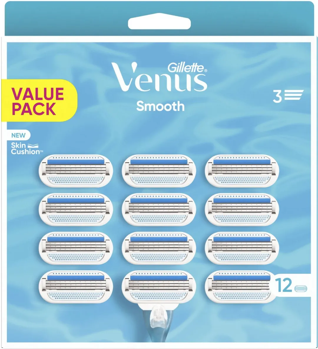 Gillette Venus Smooth Scheermesjes 12 Stuks