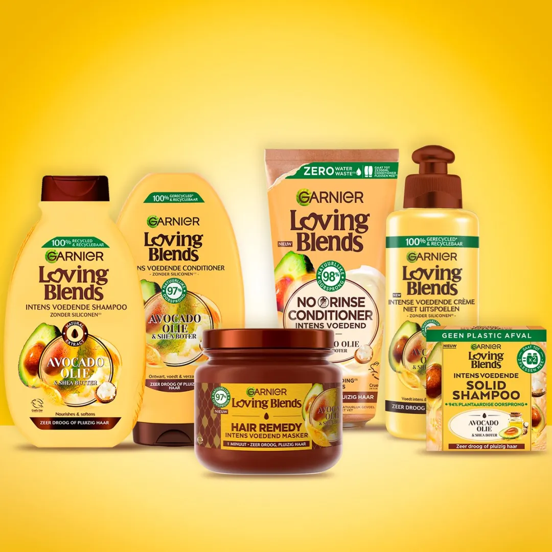 Garnier Loving Blends Leave-In Crème Avocado & Shea 200ml - 6x