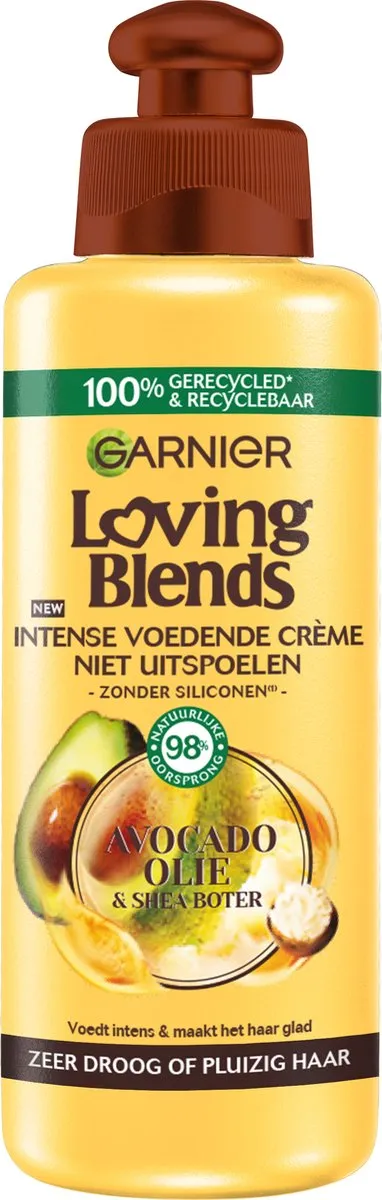 Garnier Loving Blends Leave-In Crème Avocado & Shea 200ml - 6x