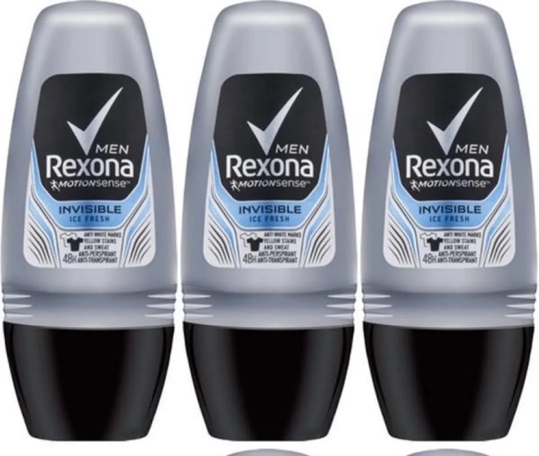 Rexona Men Deo Roller Invisible Ice - 3x50ml