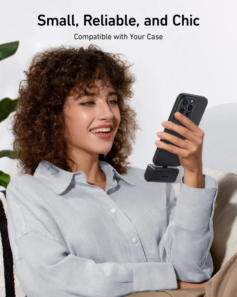 Anker Nano Powerbank A1653H11 - 5000mAh 22,5W - Zwart