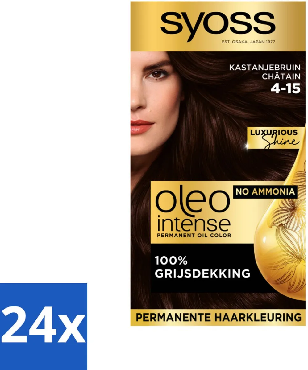 SYOSS Oleo Intense 4-15 Kastanjebruin Haarverf