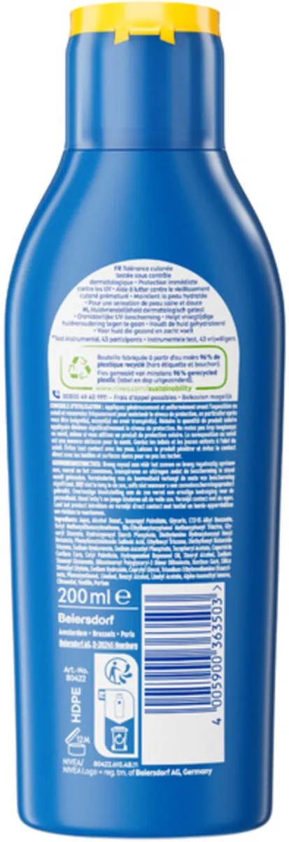 NIVEA Sun Protect & Hydrate Zonnemelk SPF 20 - 6x200ml