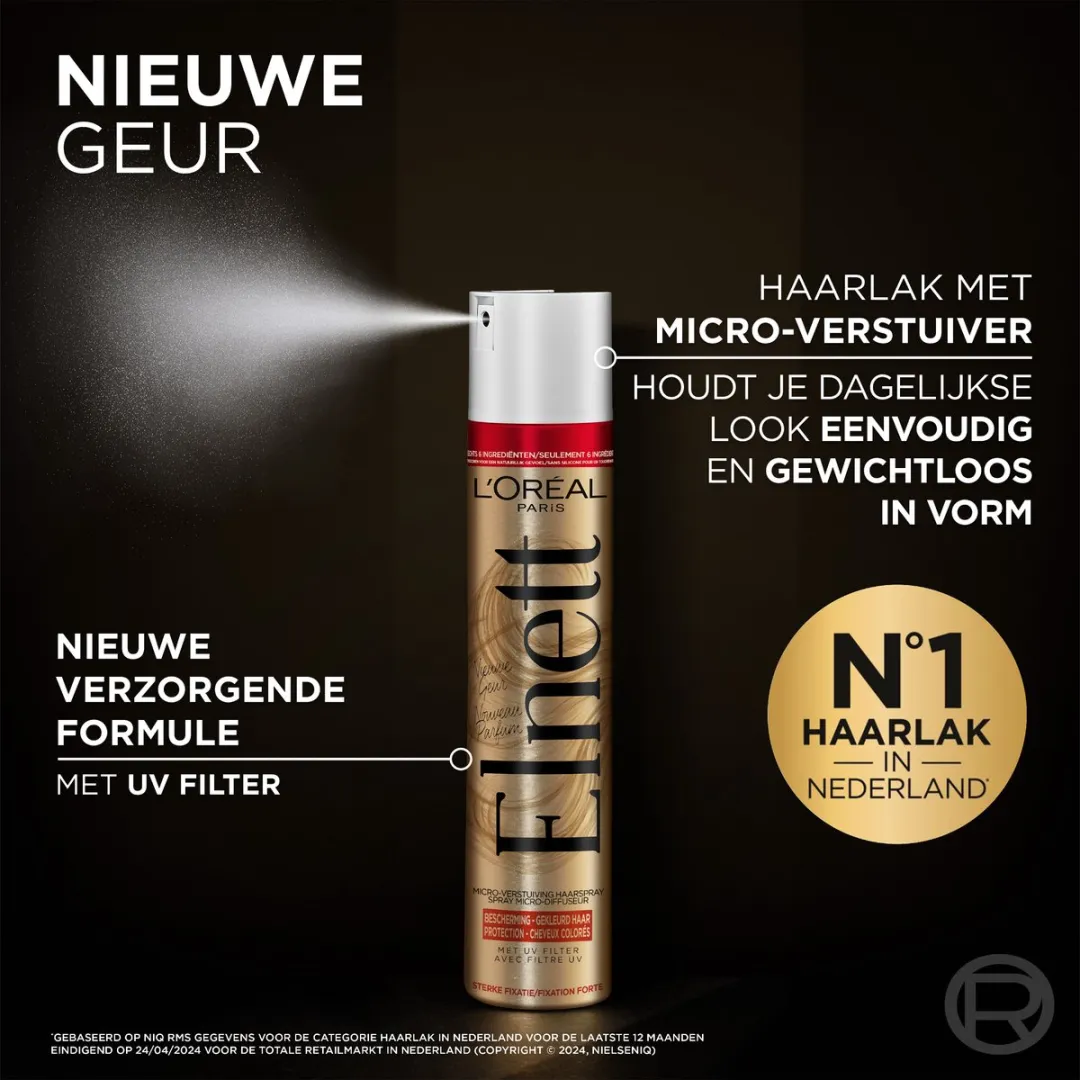 L'Oréal Paris Elnett Kleurbescherming Haarlak 400ml