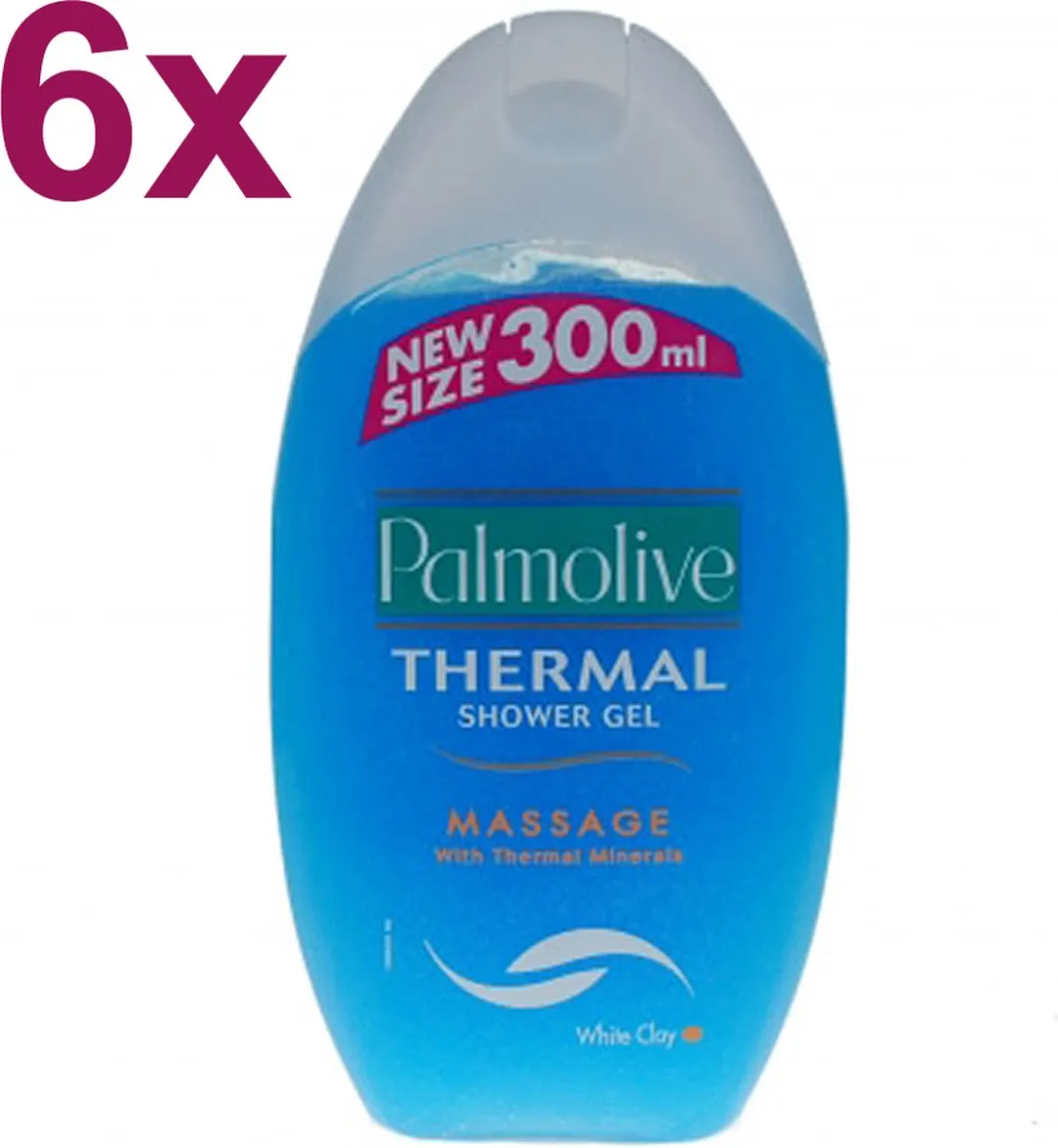 Palmolive Thermal Mineral Massage Douchegel 6x300ml