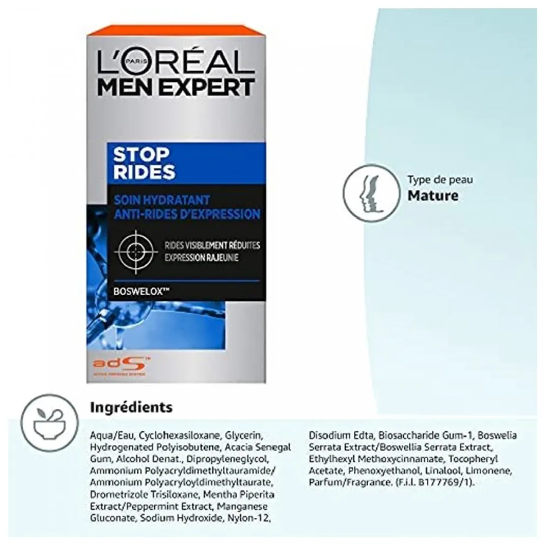 L'Oréal Paris Men Expert Anti-Rimpel Dagcrème 50ml - afbeelding 6 van 6