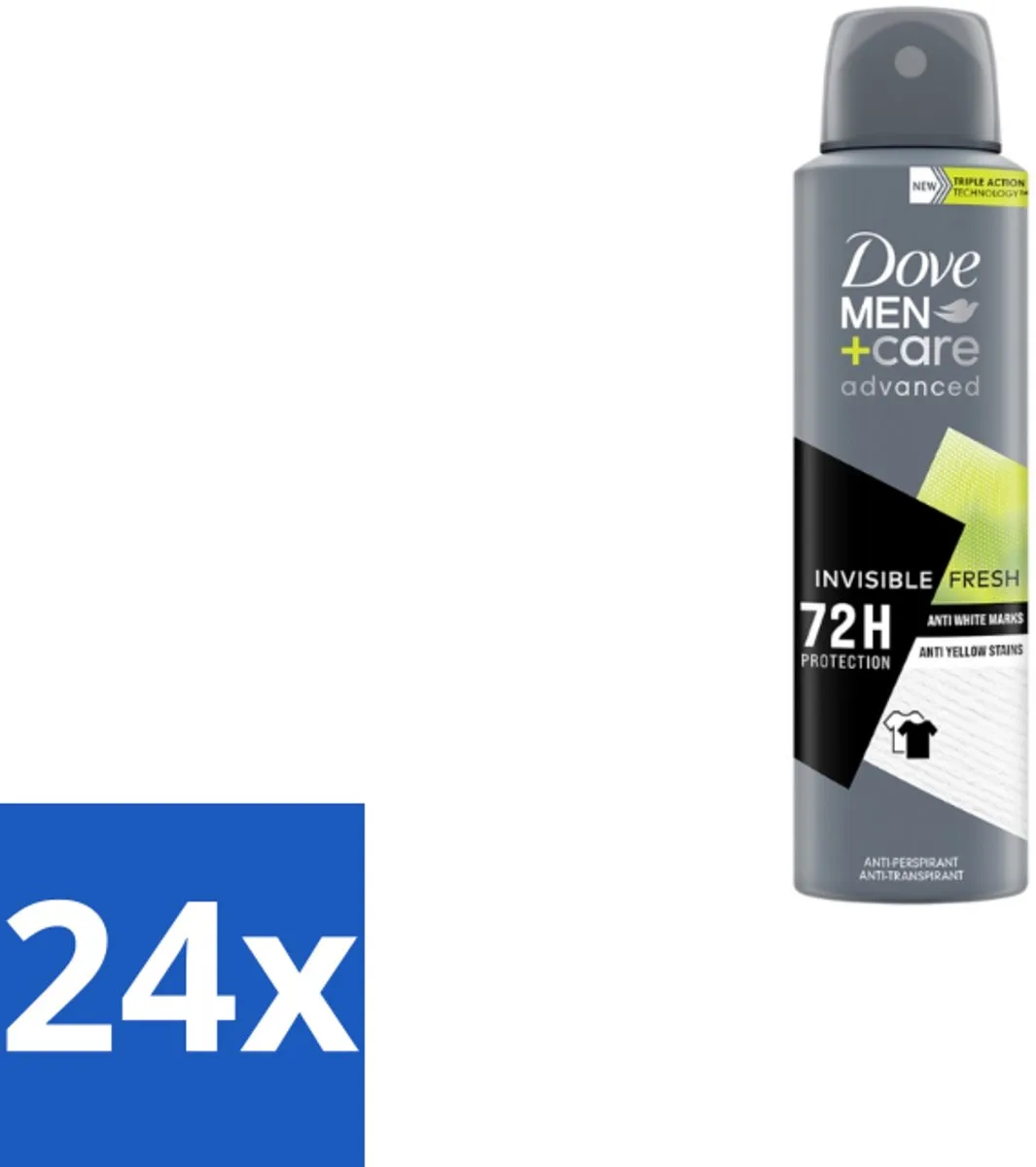Dove Men+Care Advanced Invisible Fresh Deodorant Spray 150ml