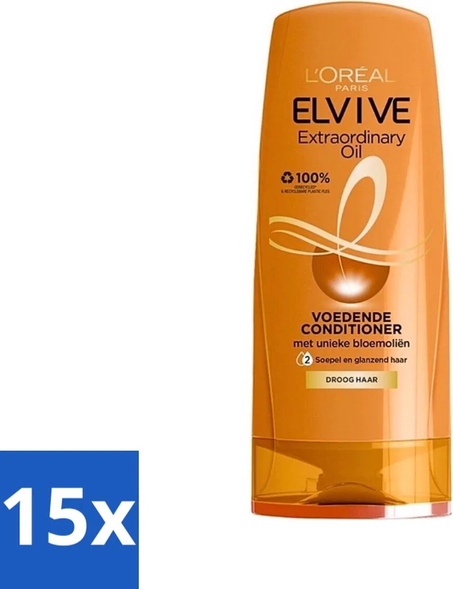 L'Oréal Paris Elvive Extraordinary Oil Conditioner 200ml - 15 Stuks