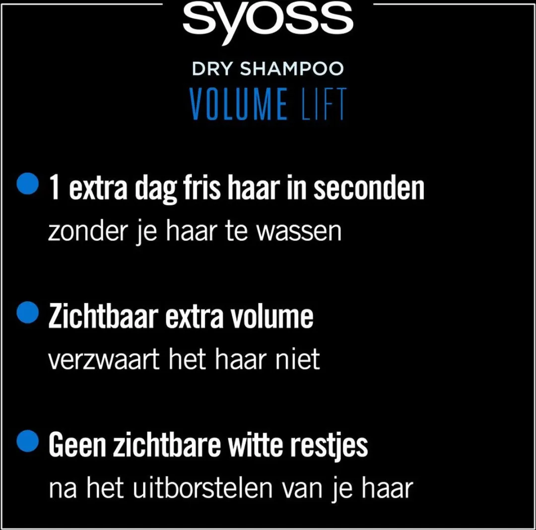 SYOSS Volume Lift Droogshampoo 200ml