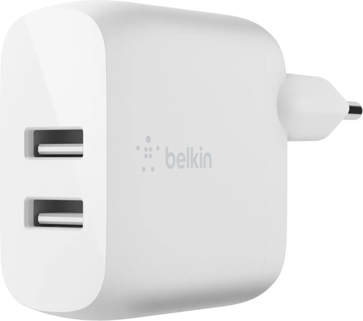Belkin WCE001vf1MWH Dual USB Oplader 24W - Wit - afbeelding 6 van 6