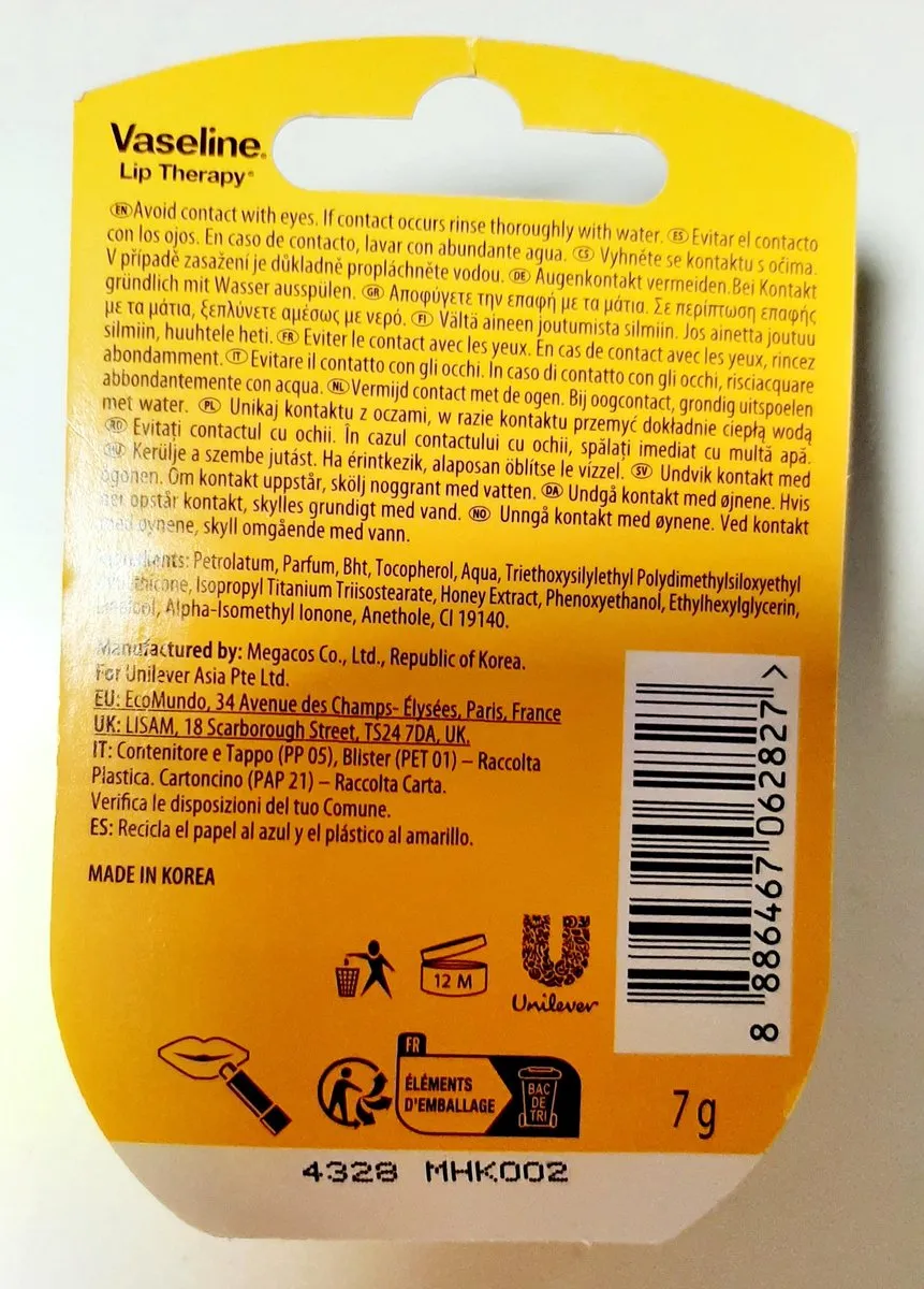 Vaseline Queen Bee Liptherapie 7g