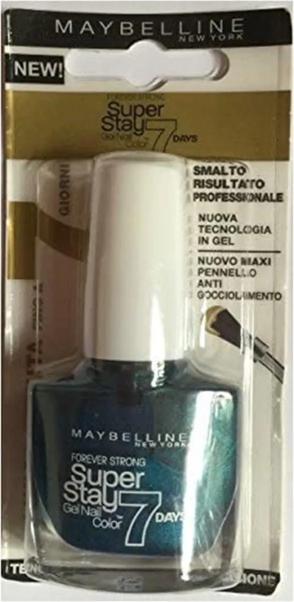 Maybelline SuperStay 7 Days Nagellak 835 Metal Me Teal - 1ml