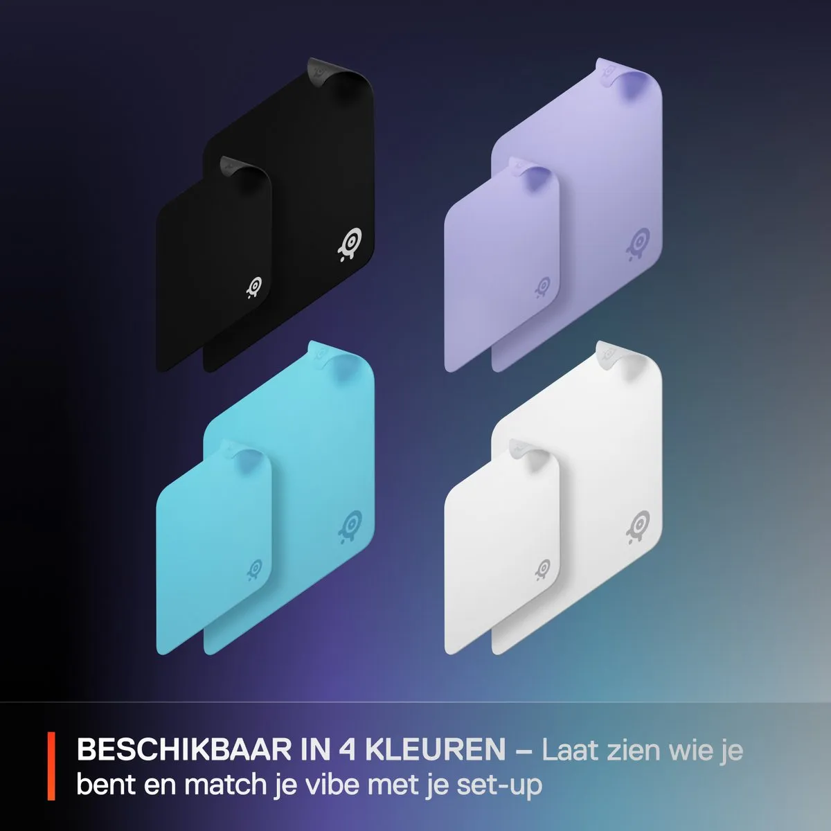 SteelSeries QcK Medium Gaming Mousepad 320x270mm - Lavendel