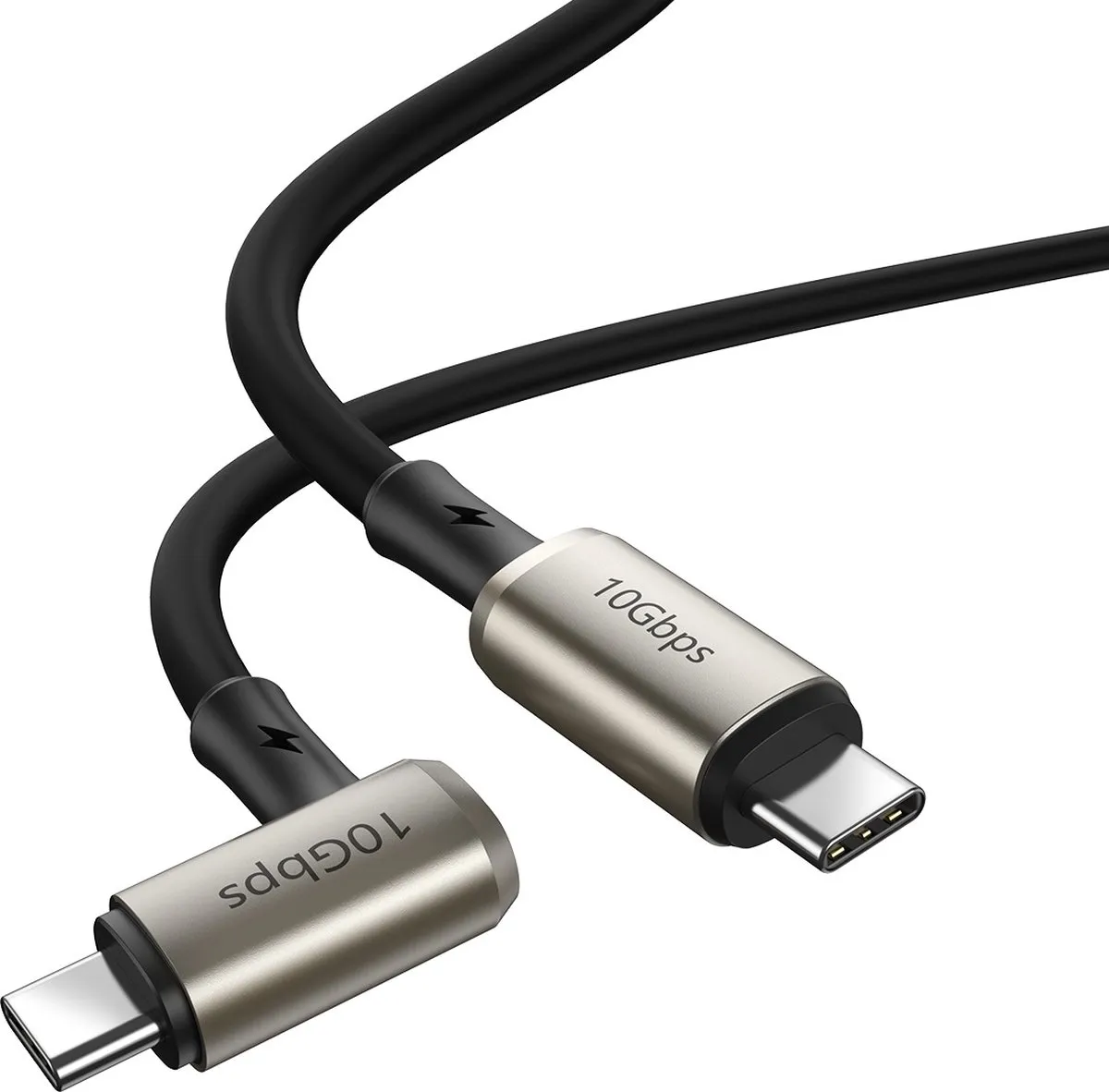 Baseus PD3.1 Cafule Series DP3.1 100W USB-C Kabel 1m - Space Gray